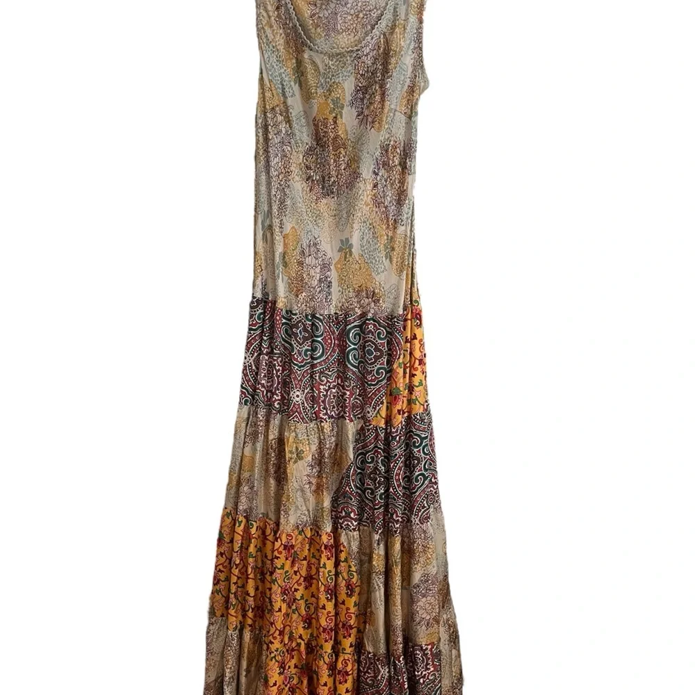 Sundance Bohemian Silk Maxi Dress - Picture 5 of 12